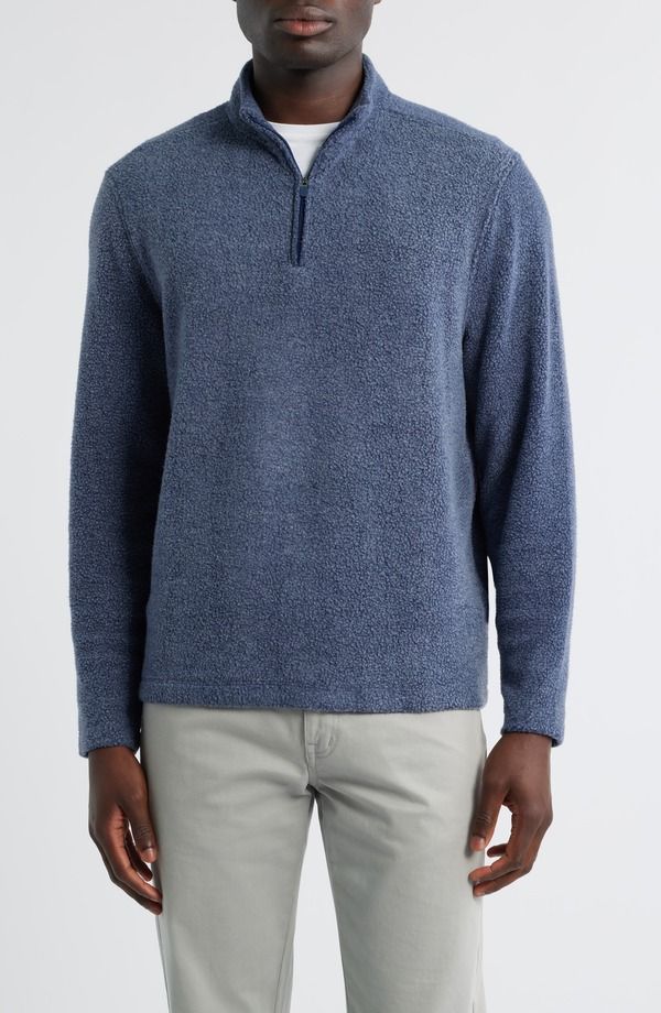 ジョニー オー メンズ アウター パーカー・スウェット ハーフジップ フリース johnnieO Dion Fleece Half Zipullover Navy ネイビー 27,170円