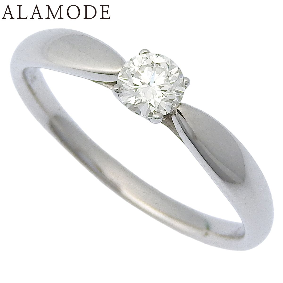 TIFFANY&Co.(ティファニー) D0.23 ティファニー ハーモニー ラウンド ブリリアント エンゲージメント リング ダイヤモンド プラチナ Pt950 11.5(51.5)号 3.3g 指輪 40802205400【アラモード】 67,300円