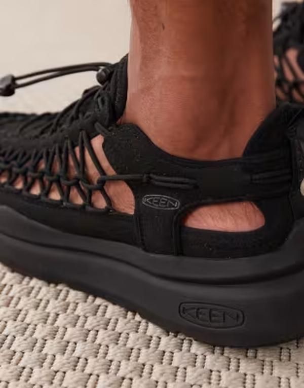 キーン メンズ シューズ スニーカー Keen Uneek WK sneakers Blackblack ブラック