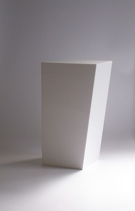 ダストボックス ゴミ箱 IDIOM DUST BOX Lサイズ ホワイト 受注生産 アクリル 送料無料 リビング ダイニング キッチン 寝室 蓋 スライド インテリア雑貨 新築祝い 新生活 引越し祝 無垢感 ワレモノ デザイナーズ シンプル おしゃれ 訳あり