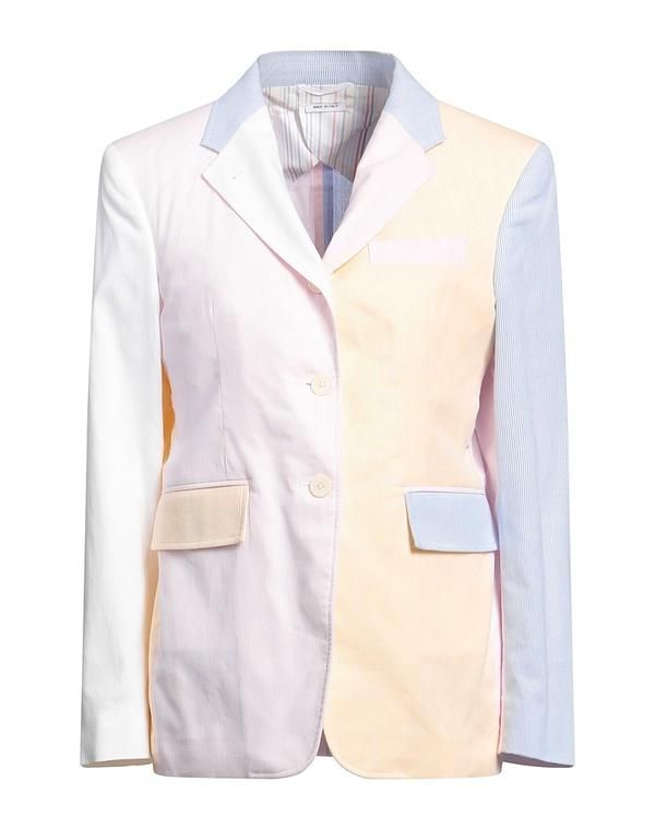 トムブラウン レディース アウター ジャケット・ブルゾン THOM BROWNE テーラードジャケット Yellow イエロー