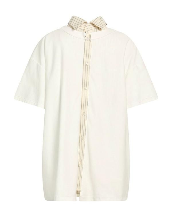 マルタンマルジェラ レディース トップス シャツ MAISON MARGIELA 無地シャツ＆ブラウス White ホワイト 105,490円