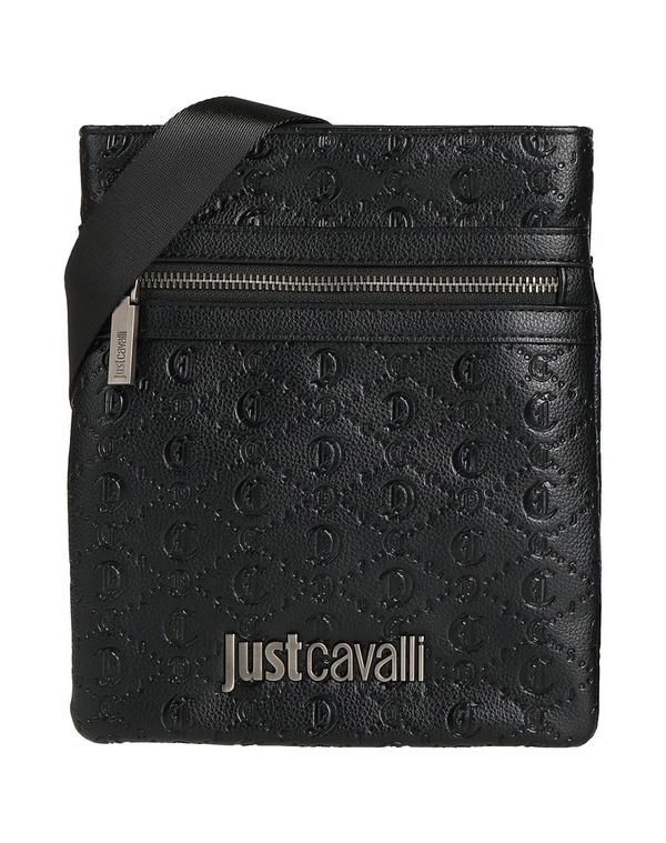 ジャストカバリ メンズ バッグ JUST CAVALLI クロスボディバッグ Black ブラック