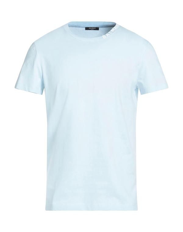 バルマン メンズ トップス Tシャツ BALMAIN Ｔシャツ Sky Blue ブルー