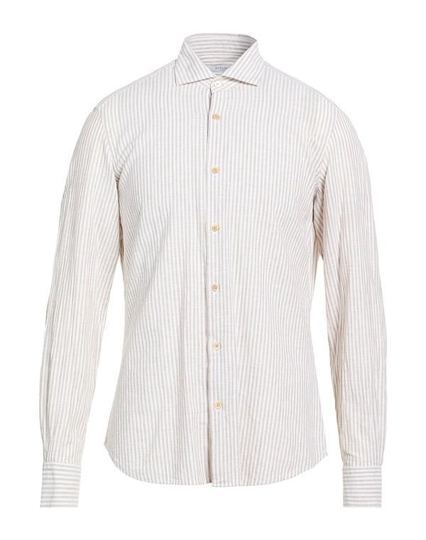 ボリオリ メンズ トップス シャツ BOGLIOLI ストライプ柄シャツ Light Gray グレー 36,920円