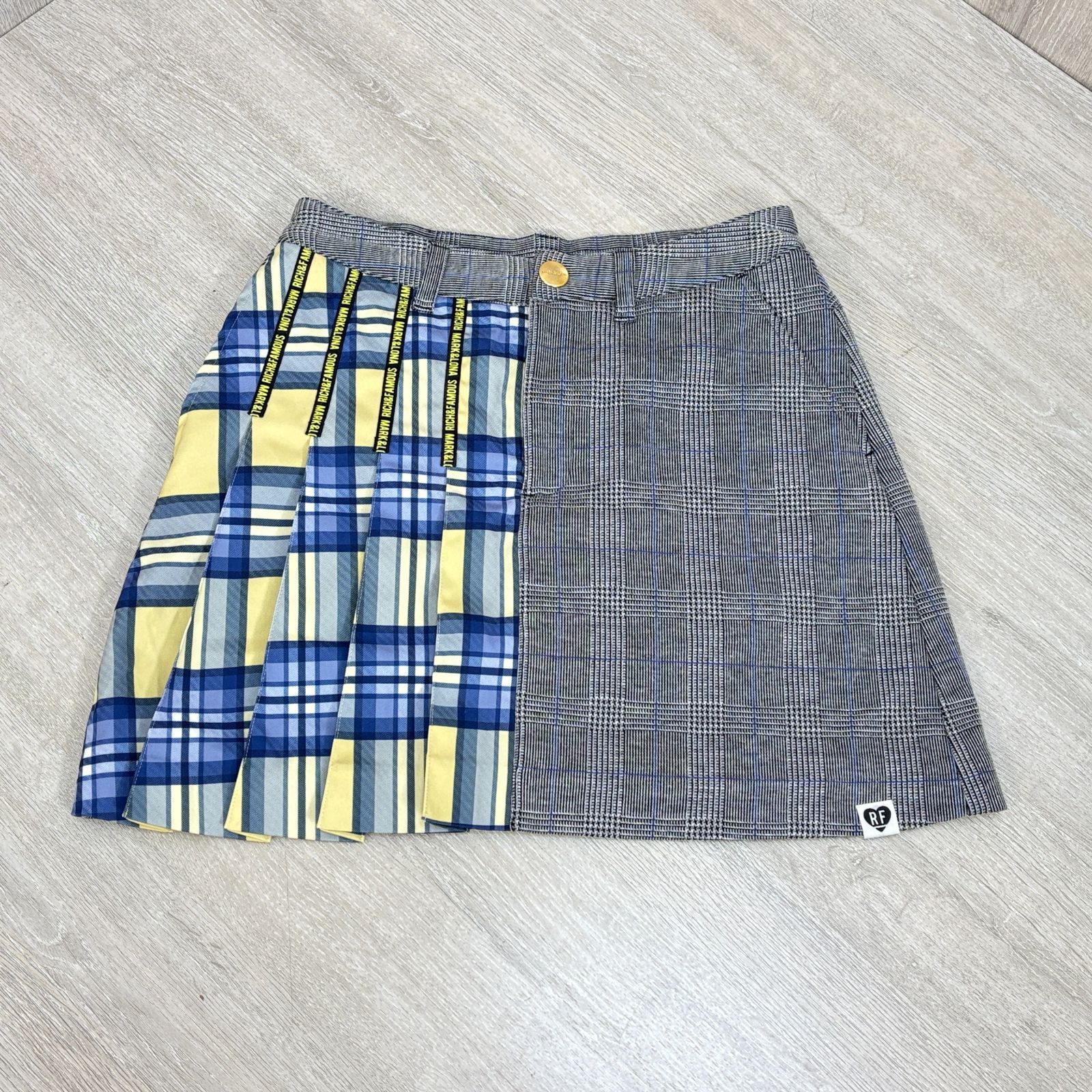 MARK&LONA レディース スカート 38 MARK&LONA ゴルフ スカート 38 M グレンチェック チェック プリーツ