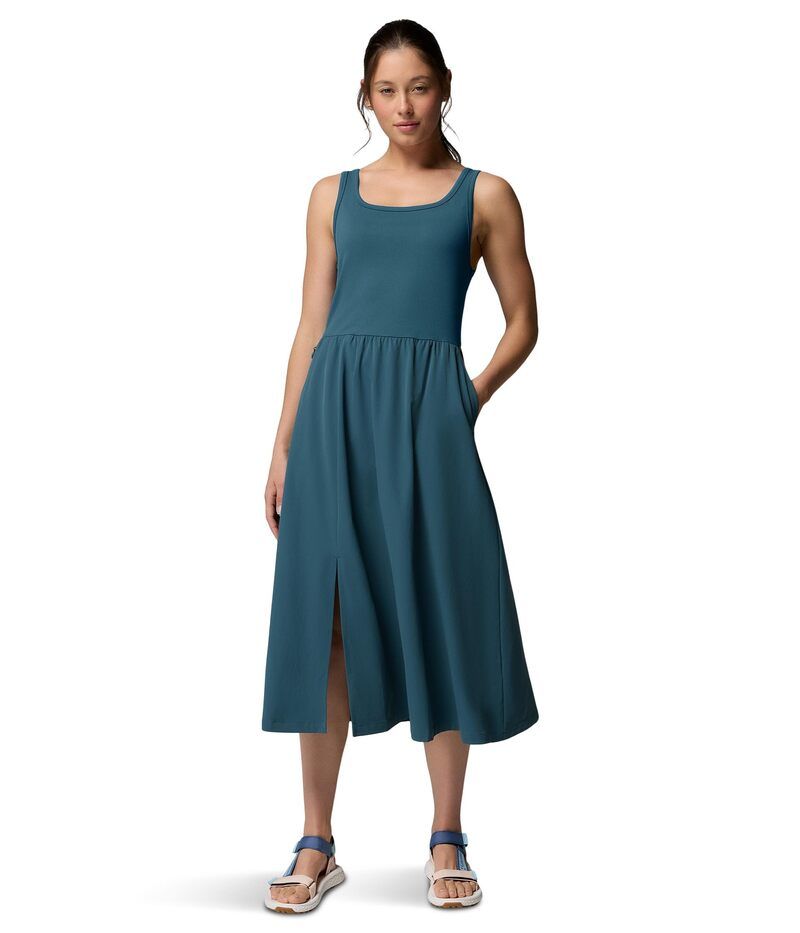 コロンビア レディース トップス ワンピース Columbia Pinetown Canyon Rib Dress Everblue