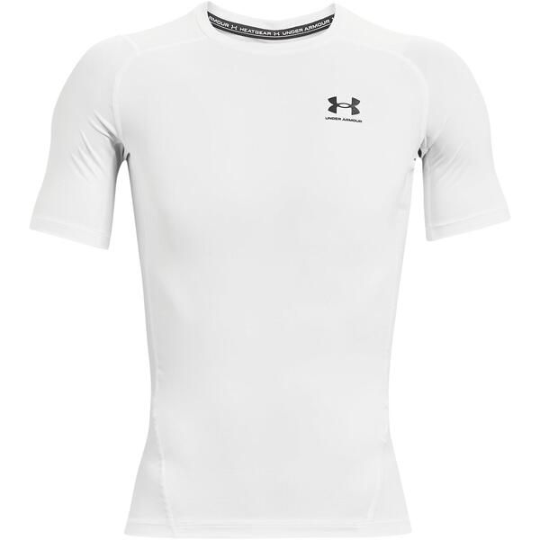 アンダーアーマー メンズ トップス Tシャツ Under Armour HeatGearR Short Sleeve Mens White ホワイト