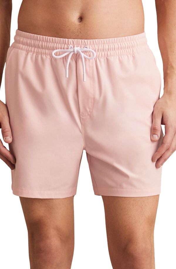 レイス メンズ 水着 ハーフパンツ・ショーツ Reiss Cliff Swim Trunks Pink ピンク