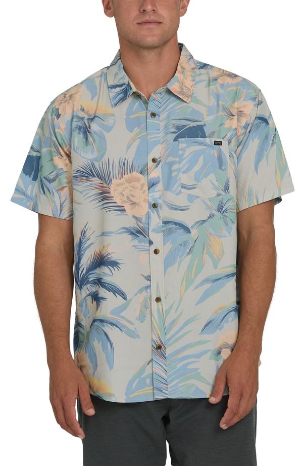 ビラボン メンズ トップス シャツ Billabong Sundays Lounge Short Sleeve ButtonUp Shirt Blue Horizon ブルー 18,360円