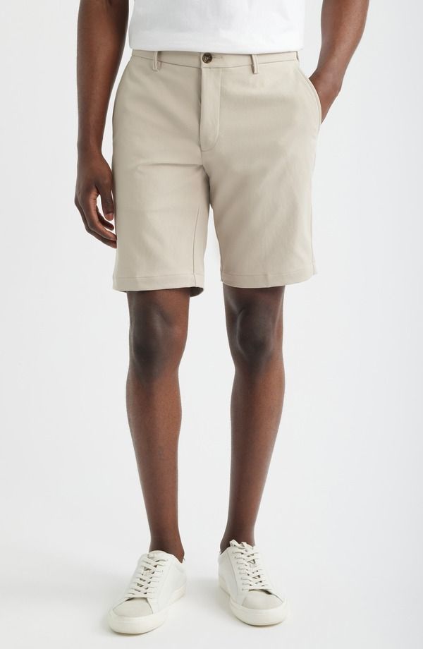 スコットバーバー メンズ ボトムス ハーフパンツ・ショーツ ショートパンツ Scott Barber Sonoma Flat Frontravel Shorts Khaki カーキ