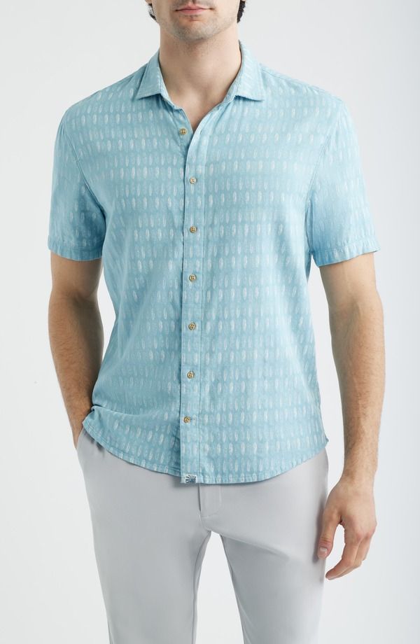 ジョニー オー メンズ トップス シャツ johnnieO Beachley Short Sleeve ButtonUp Shirt Maliblu 29,120円