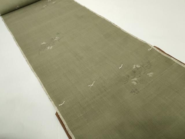 平和屋本店○極上 本場結城紬 重要無形文化財 反物 着尺 100亀甲 飛び