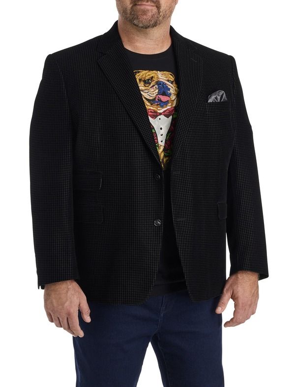 ロバートグラハム メンズ アウター ジャケット・ブルゾン トール ブレザー Robert Graham Big Tall Colden Houndstooth Blazer Black ブラック 98,890円