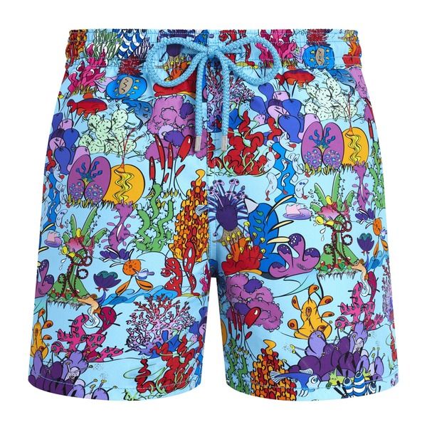 ヴィルブレクイン メンズ 水着 ハーフパンツ・ショーツ ショートパンツ Vilebrequin Men Swim Shorts Plantes Aquatiques Blue Topaz ブルー
