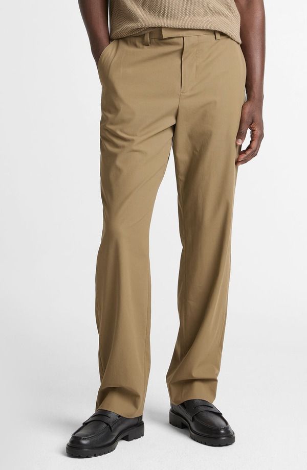 ヴィンス メンズ ボトムス カジュアルパンツ コットン Vince Louie Flat Front Cotton Chinos Kalamata