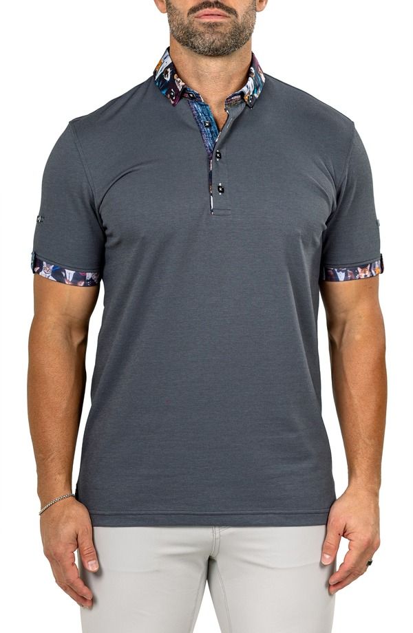 マセオ メンズ トップス シャツ ダウン Maceoo Newton Marthyr0028 Grey ButtonDown Piqu Polo Grey グレー 24,600円