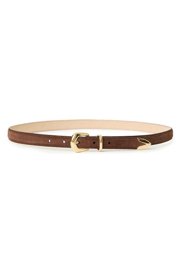 ビーロウザベルト レディース アクセサリー スエード BLow the Belt Leo Suede Belt Chocolate Gold チョコレート 29,120円