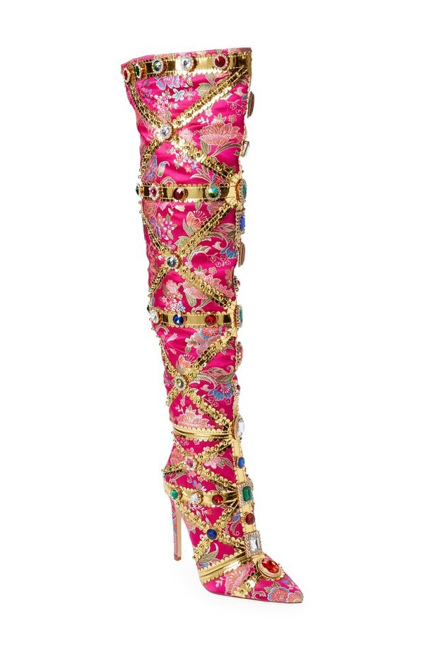 アザレア ワン レディース シューズ ブーツ・レインブーツ AZALEA WANG Berkley Knee High Boot Pink ピンク