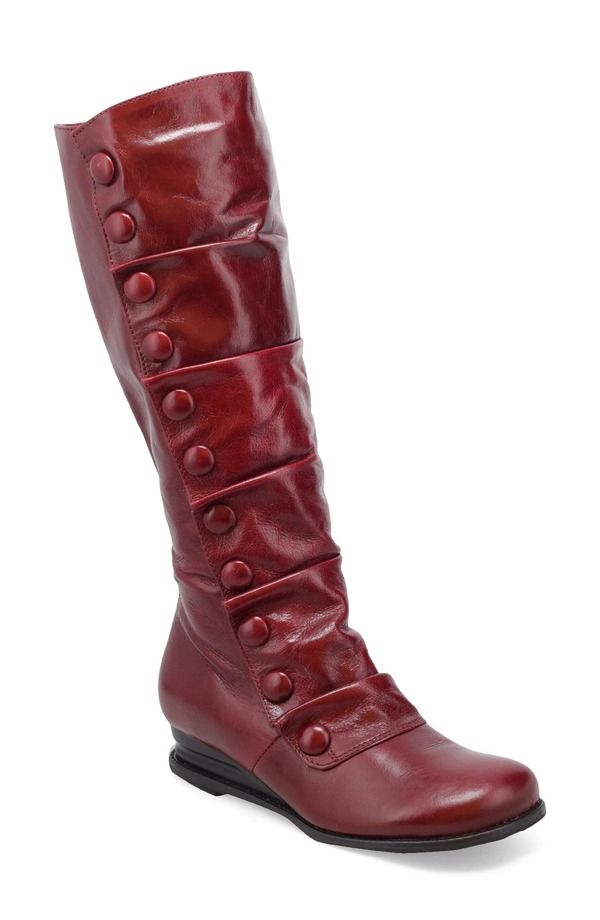 ミズムーズ レディース シューズ ブーツ・レインブーツ Miz Mooz Bobbie Mid Calf Boot Ruby ルビー