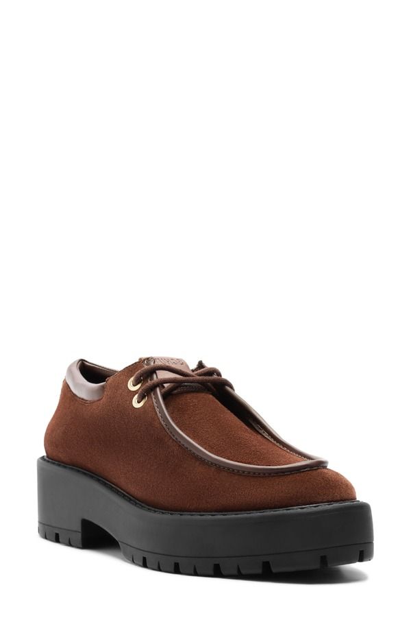 シュッツ レディース シューズ スリッポン・ローファー プラットフォーム Schutz Cia Platform Loaferoot Brown ブラウン