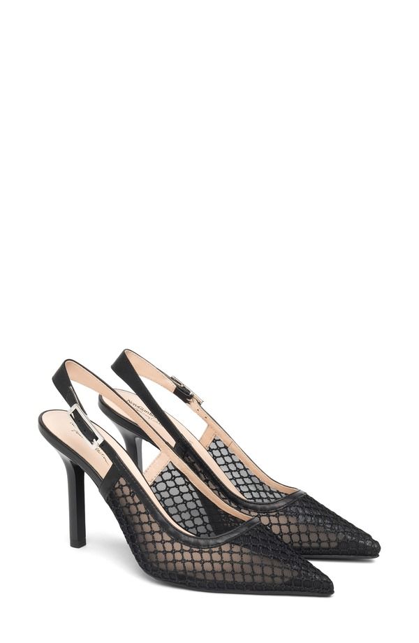 ネーロ ジャルディーニ レディース シューズ パンプス NeroGiardini Slingback Pointed Toe Pump Black ブラック 56,880円