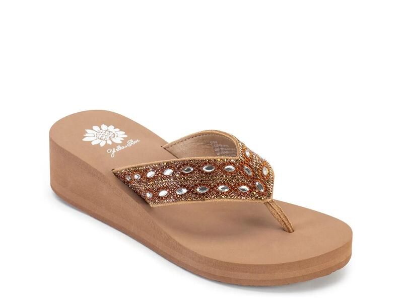 イエローボックス レディース シューズ サンダル Tシャツ Yellow BoxTeeny Wedge Sandal Tan タン 14,454円