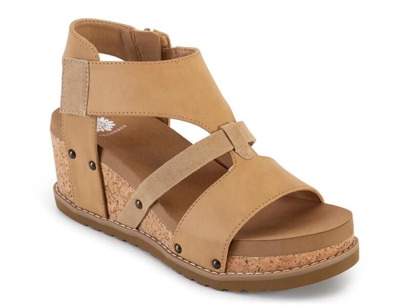 イエローボックス レディース シューズ サンダル Yellow BoxAdris Wedge Sandal Natural Beige ベージュ