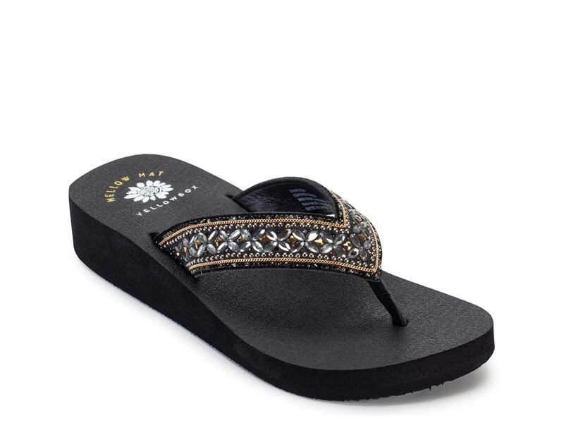 イエローボックス レディース シューズ サンダル Yellow BoxCharlton Wedge Sandal Black ブラック