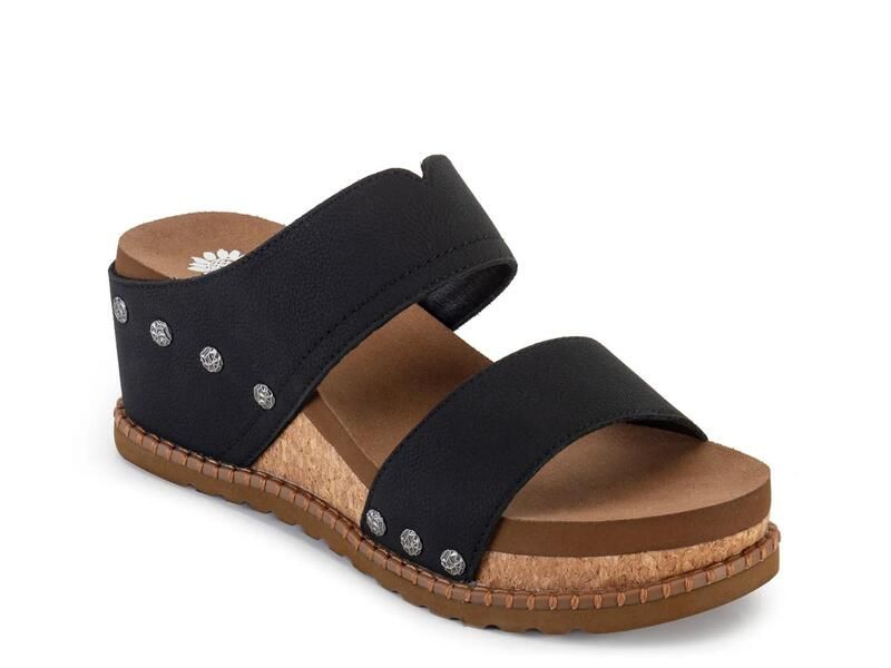イエローボックス レディース シューズ サンダル Yellow BoxAlamos Wedge Sandal Black ブラック