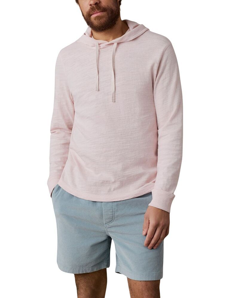 ファレティ メンズ アウター パーカー・スウェット Faherty Sunwashed Slub Hoodie Rose Bliss