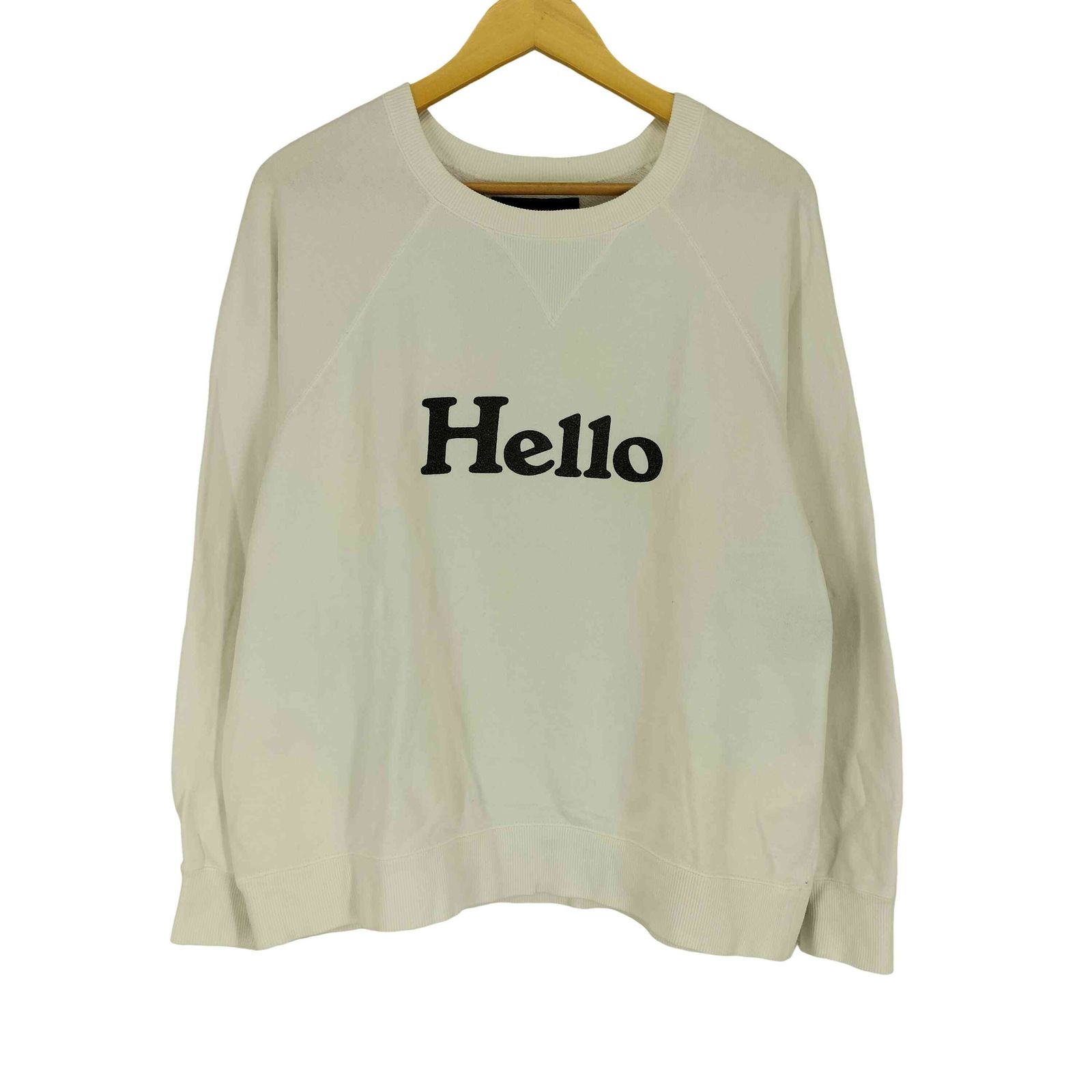 マディソンブルー MADISONBLUE HELLO SWEAT ハロー プリント クルー