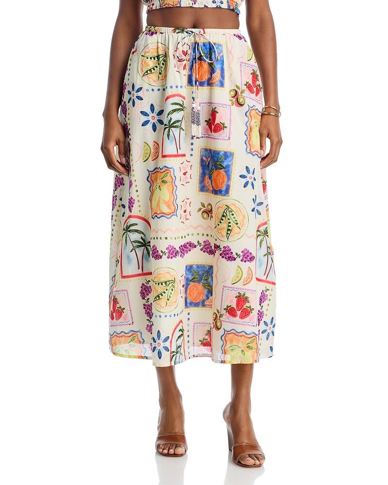 アクア レディース ボトムスカート ミディ AQUA Postcard Midi Skirt Exclusive Inkaberry 20,636円