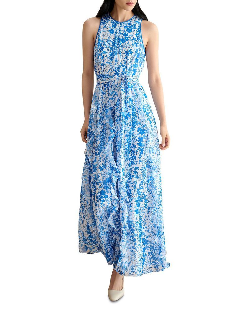 ホッブスロンドン レディース トップス ワンピース HOBBS LONDON Taryn Dress Ivory Blue アイボリー