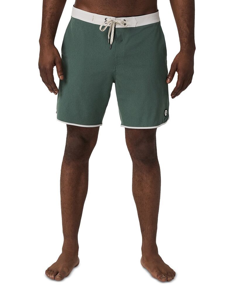 ビュオーリ メンズ ボトムス ハーフパンツ・ショーツ リラックスフィット ショートパンツ Vuori Cruise Relaxed Fit 7 Board Shorts Agate Green Lin