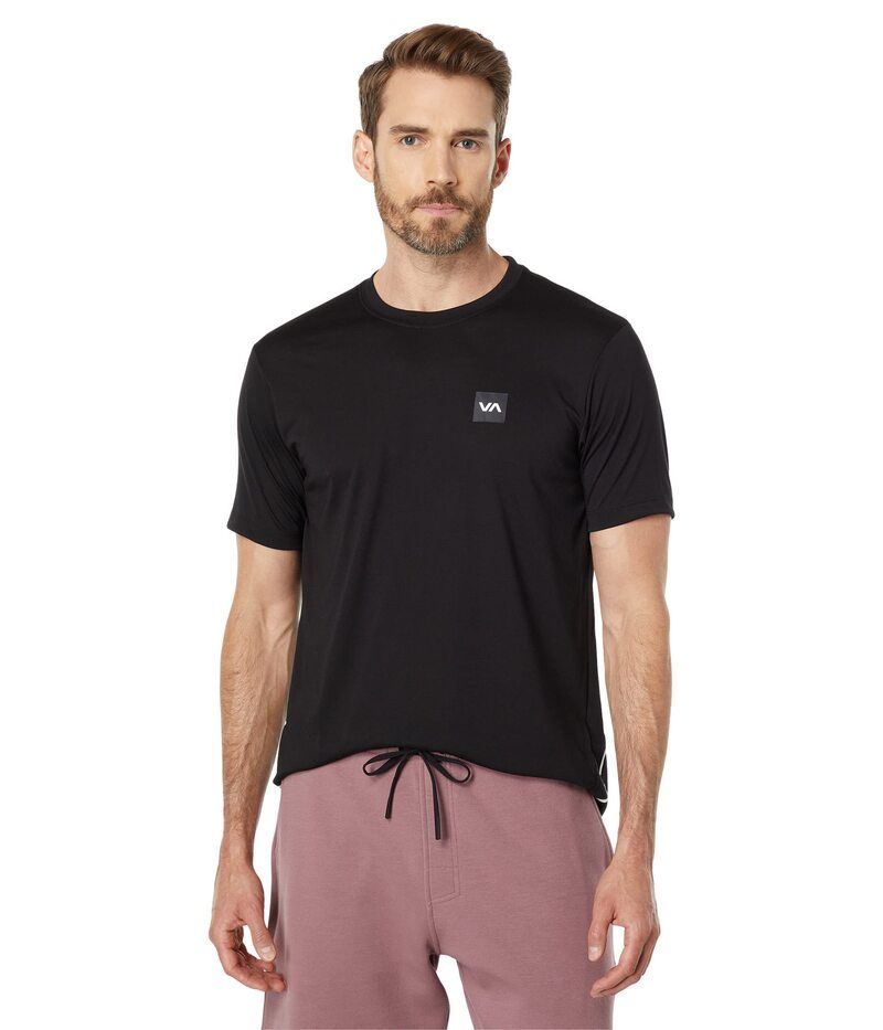 ルーカ メンズ トップス シャツ Rvca 2X Short Sleeve Tee Black ブラック