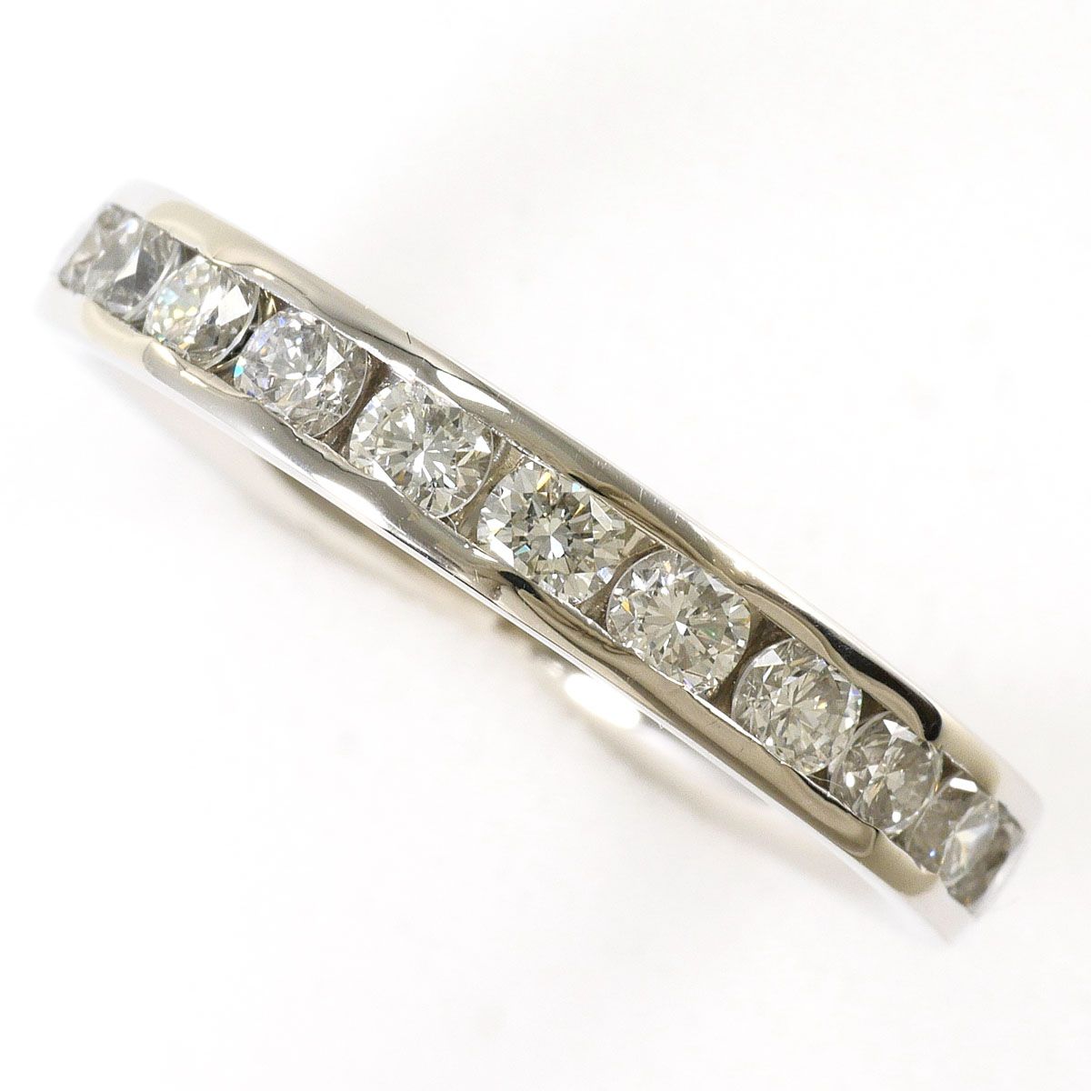 PT900/プラチナ リング・指輪 18号 ダイヤモンド 2.20ct 鑑別書 総重量約6.3g