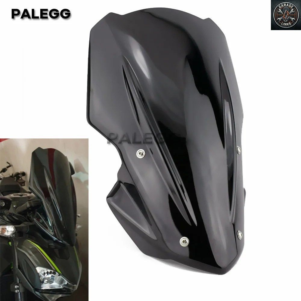 カワサキ Z900 2017-2019 オートバイ用ウインドシールド/ウインドスクリーン/ウインドディフレクター（ブラケット付き）
