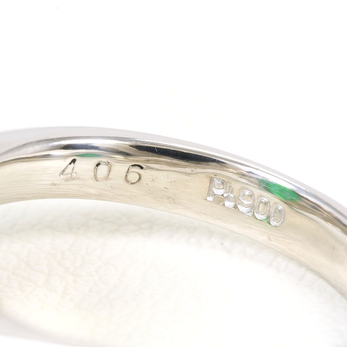 PT900/プラチナ リング・指輪 12号 天然ヒスイ(ジェーダイト) 4.06ct