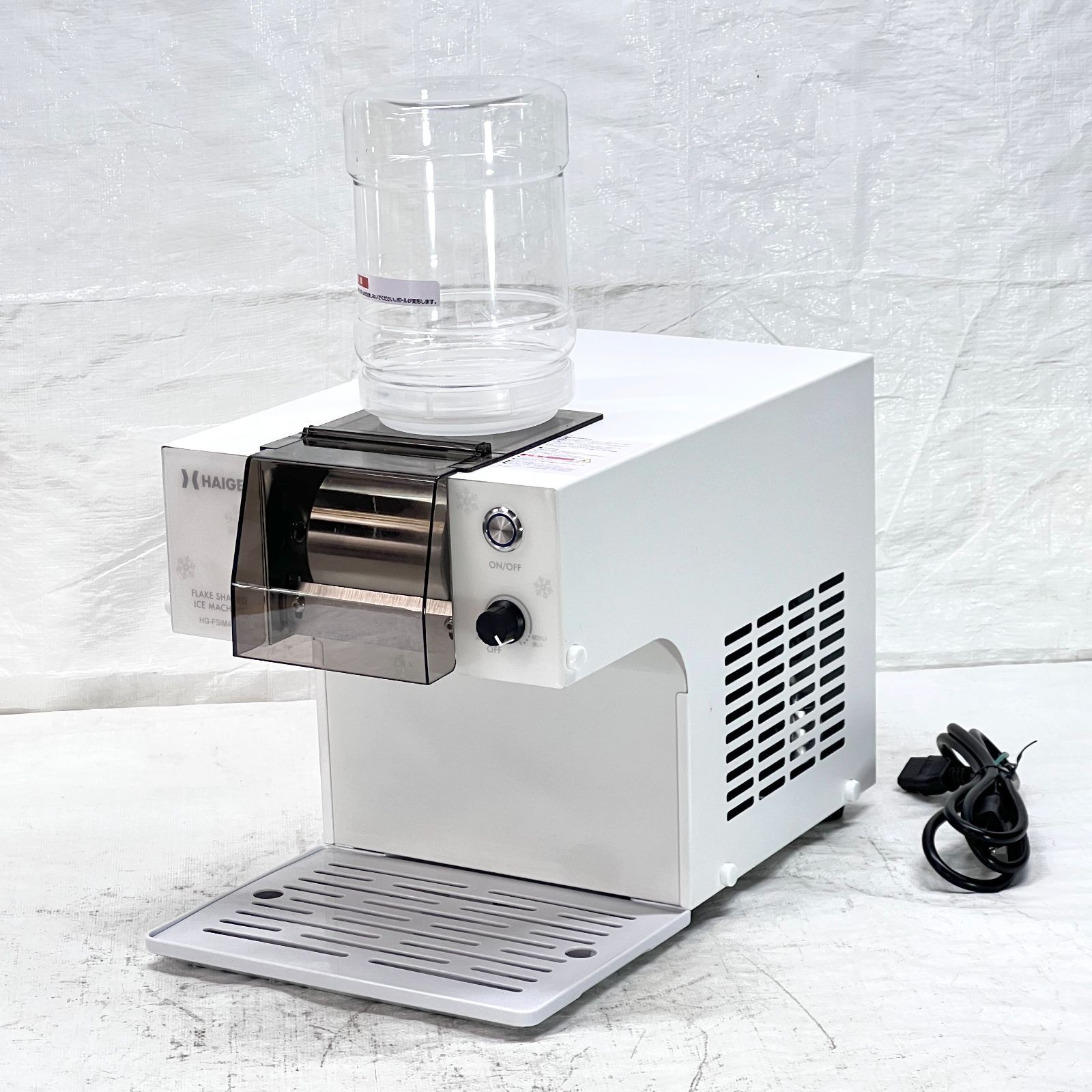 【展示品】 かき氷機 糸ピンス風 韓国風 新感覚 ふわふわ 食感調節可能 スノーフレーク 氷不要 ジュース 対応可能 HG-FSIM40-1 【1864】
