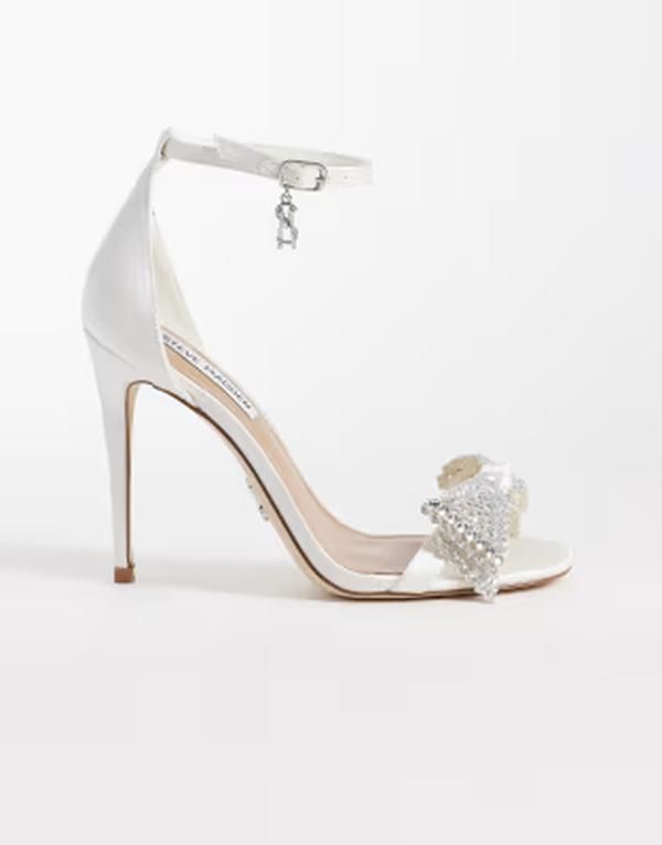 スティーブ マデン レディース シューズ サンダル サテン ヒール Steve Maddenewlywed heeled sandals with embellished bow satin Ivor 29,120円