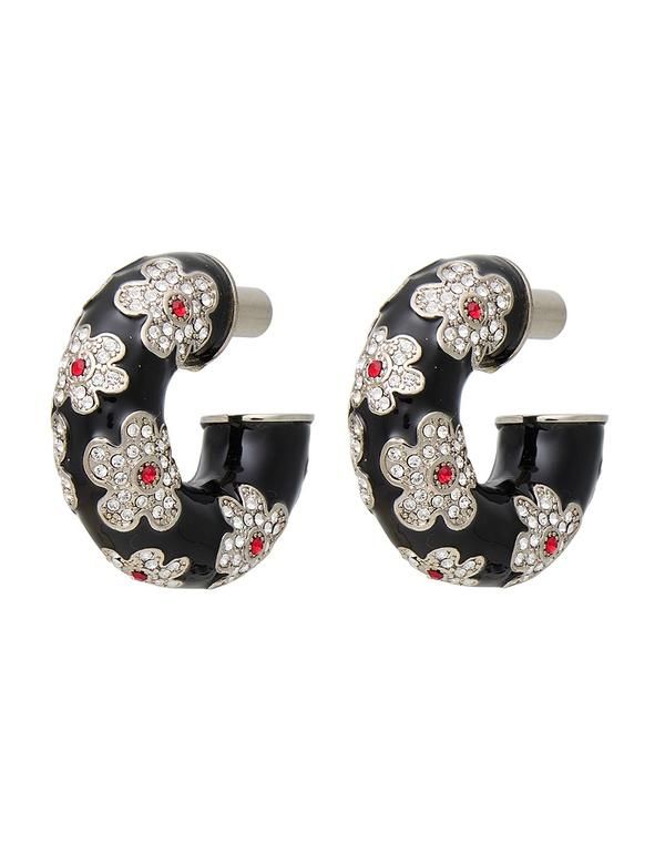 マルニ レディース アクセサリー ピアス・イヤリング MARNI Black ブラック