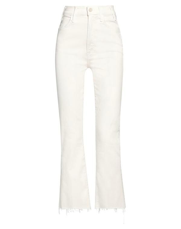 マザー レディース ボトムス デニムパンツ ブーツカット MOTHER Off White オフホワイト