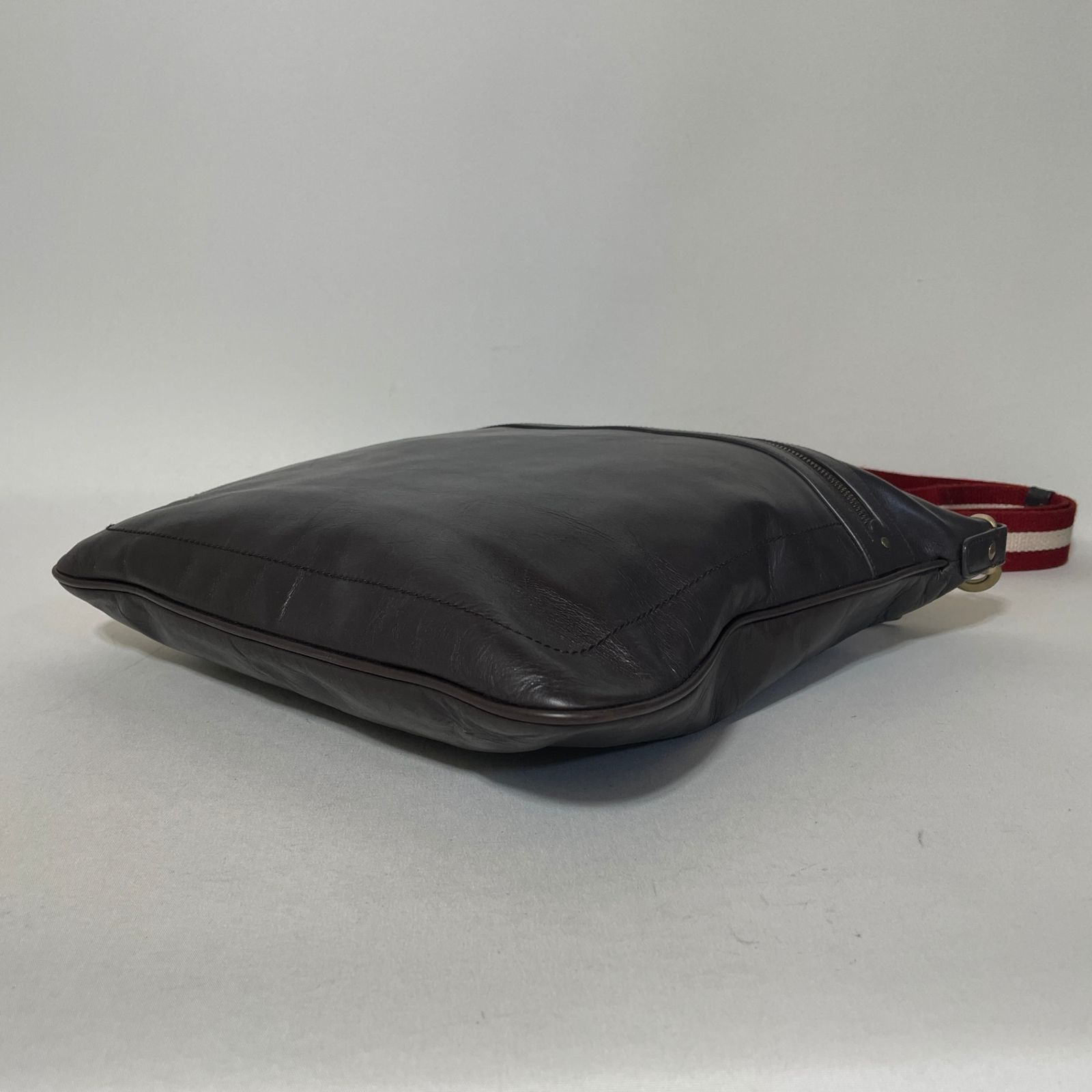 2607-54｜美品｜バリー トレスポ ショルダーバッグ レザー ダーク 