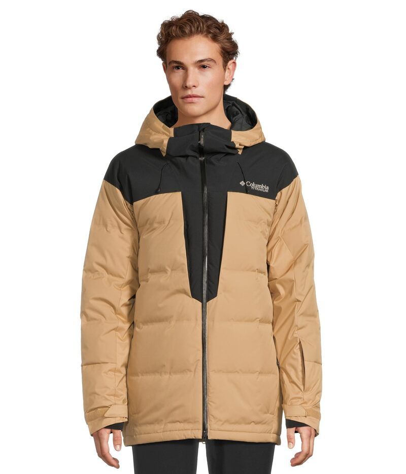 コロンビア メンズ アウター コート ダウン ジャケット Columbia Glacieridgea Down Jacket CanoeBlack ブラック