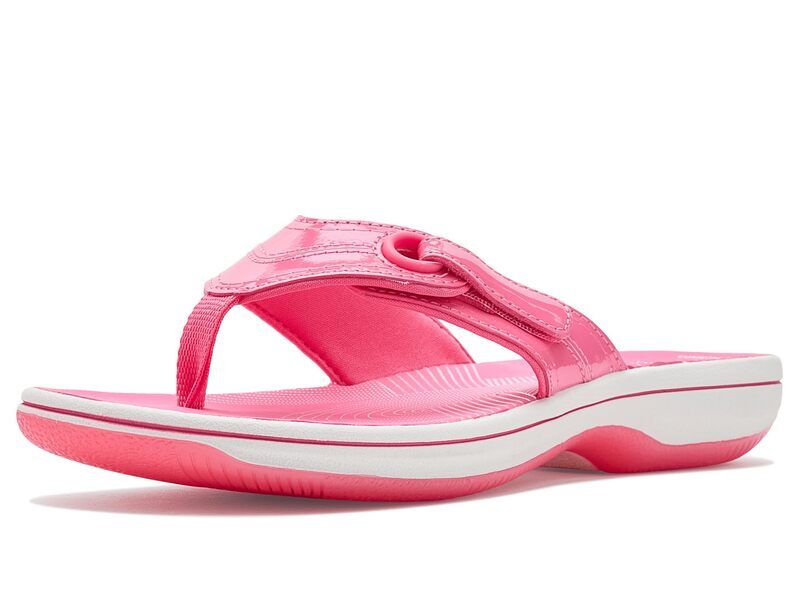 クラークス レディース シューズ サンダル Clarks Breeze Reyna Pink Synthetic ピンク
