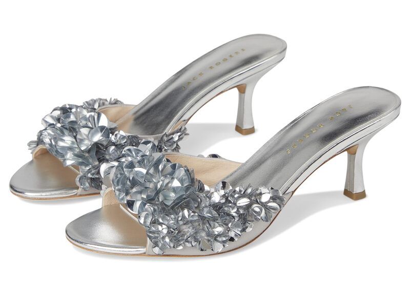 ジャックロジャース レディース シューズ ヒール サンダル スパンコール Jack Rogers Crown Sequin Sandalsilver シルバー