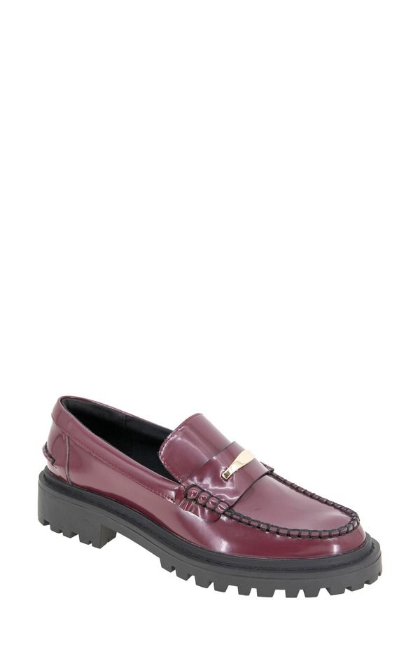 BCB ジェネレーション レディース シューズ スリッポン・ローファー BCBGeneration Laney Lug Loafer Dark Cherry