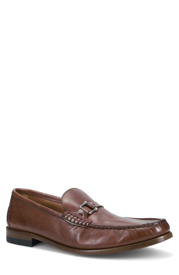 ロンホワイト メンズ シューズ ローファー Ron White Holden Weatherproof Bit Loafer Chestnut