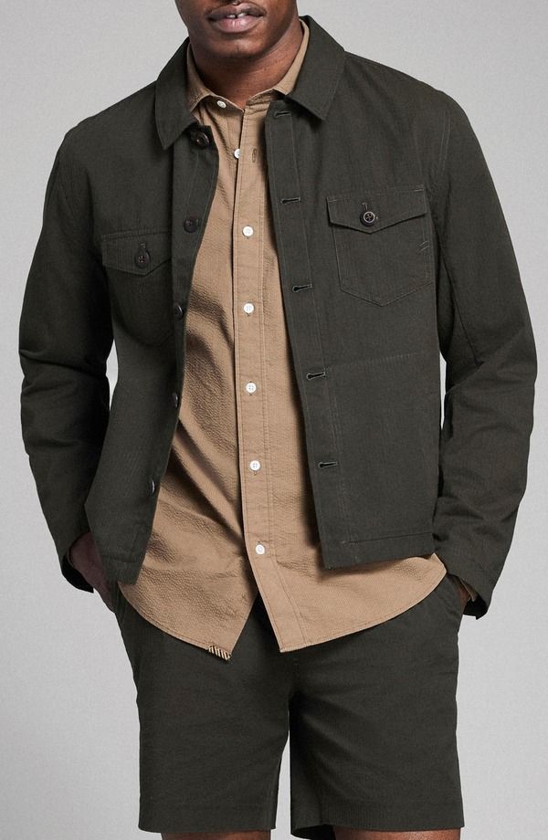 ビリーレイド メンズ アウター ジャケット・ブルゾン コットン Billy Reid Woodsman Cotton Jacket Peat